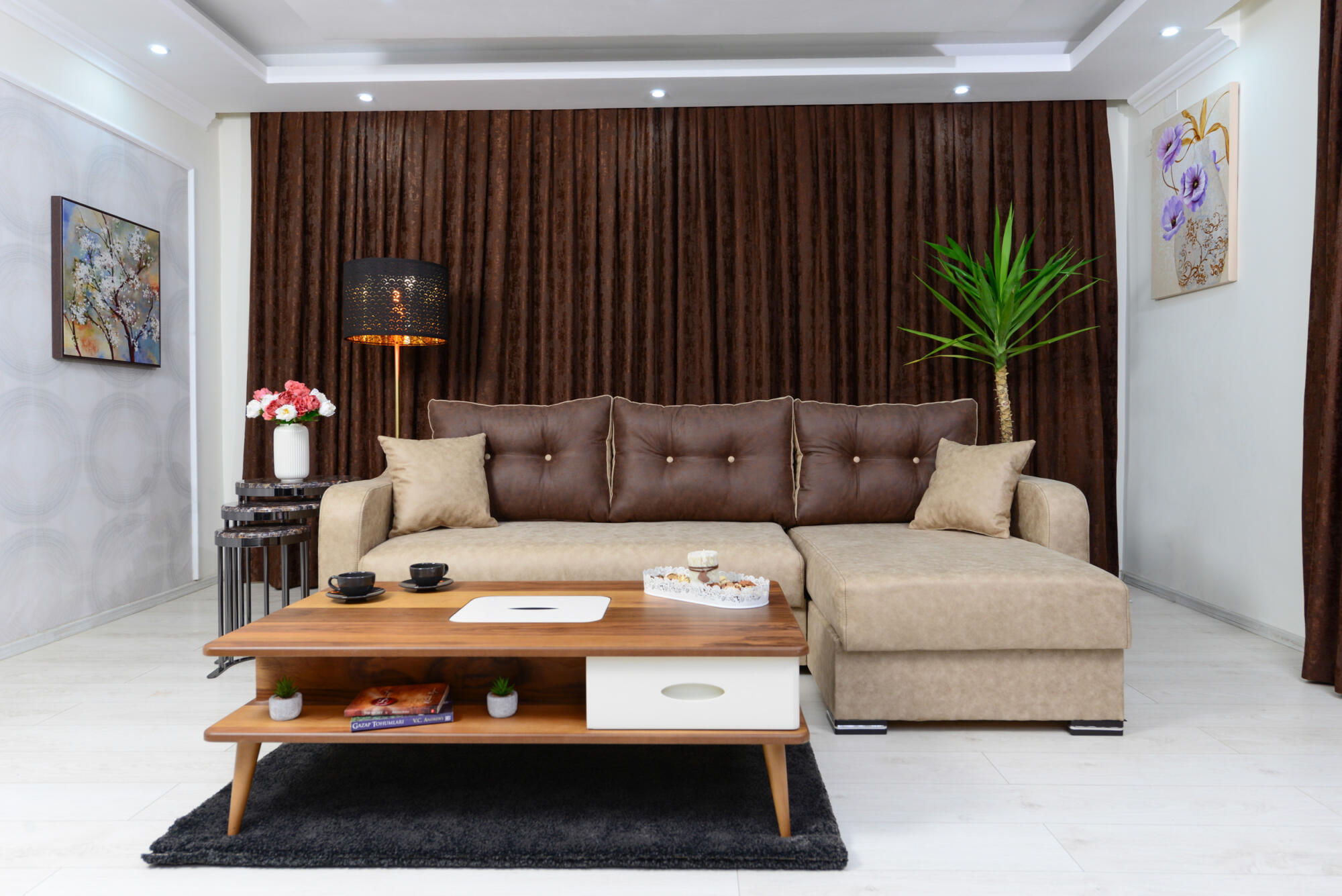 Colțar Extensibil ULTRA, Ladă Depozitare, Funcție Pat 150x220 cm, 252x152x75 cm, Arcuri Bonnell, Design Modern, Mobila Mega – Colțare