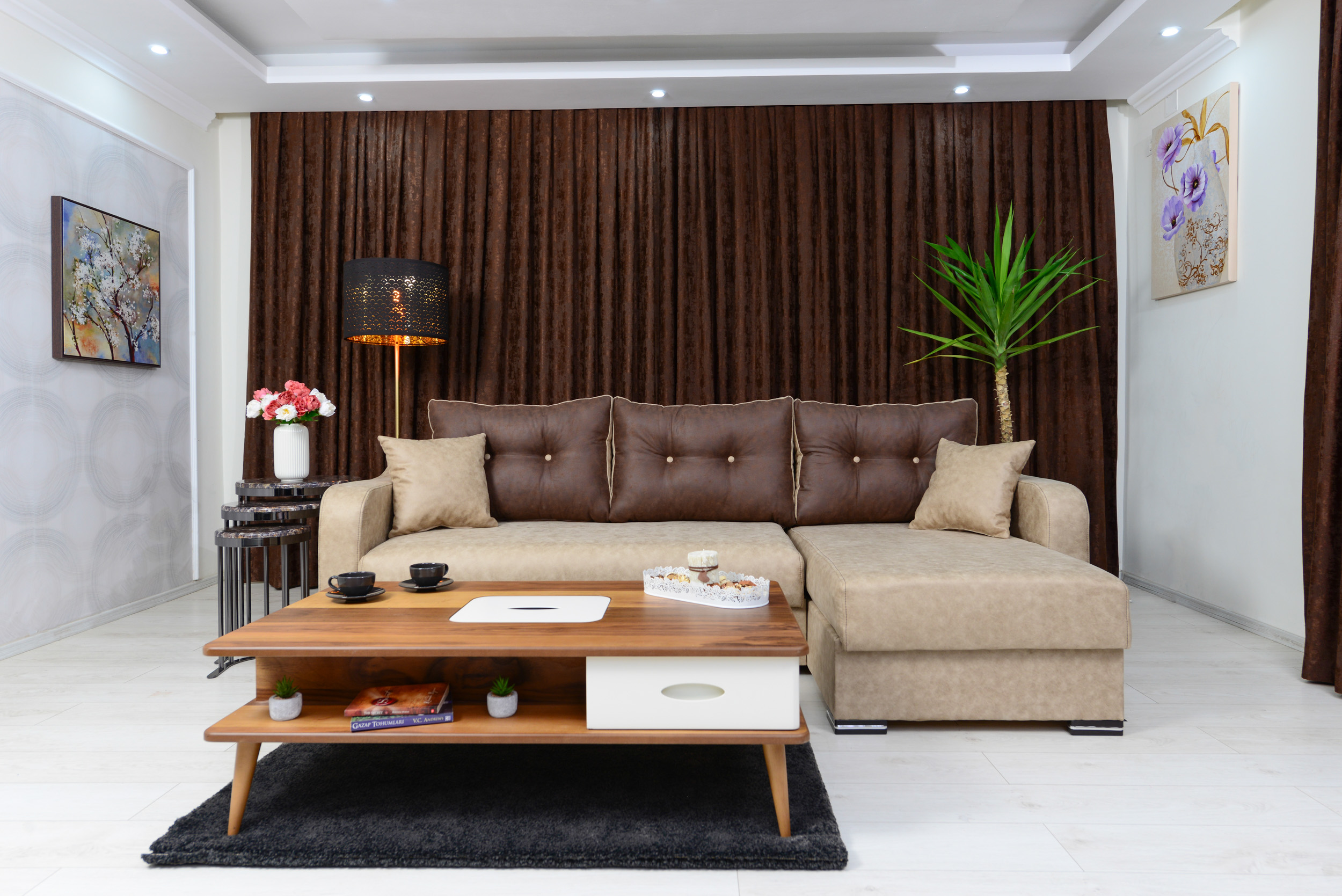Colțar Extensibil ULTRA, Ladă Depozitare, Funcție Pat 150x220 cm, 252x152x75 cm, Arcuri Bonnell, Design Modern, Mobila Mega – Colțare