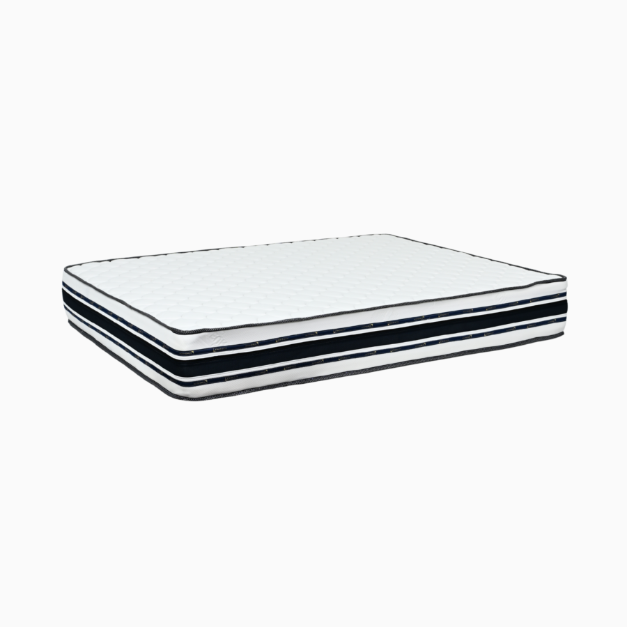 Saltea Super Ortopedica Lotus Memory Foam, 30 cm, Arcuri Bonell Hotel Support, Husă Detașabilă Deluxe, Reversibilă, Antialergică, Antibacteriană, Aerisire 3D AirFlow, Fabricată în România
