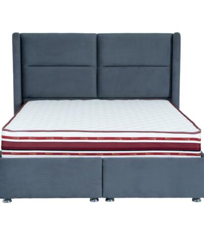 Saltea Ortopedica HURREM Premium, 25 cm, Arcuri Bonell, Husa Detasabila, Reversibila, Aerisire 3D, Spuma PU Relaxanta, Fabricata in Romania – Saltele Pat – imagine 2