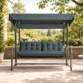 Balansoar Royal, pentru Grădină, Terasă și Balcon, Design Modern, Confort Premium, 98x65x90 cm, Mobilier Exterior Relaxare, Mobila Mega – Mobilier Grădina