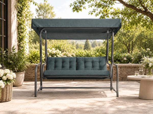 Balansoar Royal, pentru Grădină, Terasă și Balcon, Design Modern, Confort Premium, 98x65x90 cm, Mobilier Exterior Relaxare, Mobila Mega – Mobilier Grădina