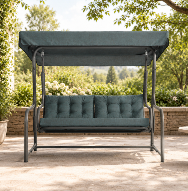 Balansoar Royal, pentru Grădină, Terasă și Balcon, Design Modern, Confort Premium, 98x65x90 cm, Mobilier Exterior Relaxare, Mobila Mega – Mobilier Grădina