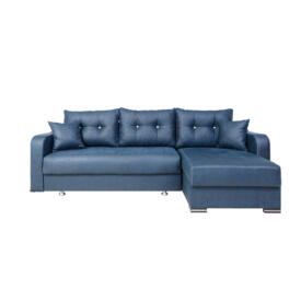 Colțar Extensibil ULTRA, Ladă Depozitare, Funcție Pat 150x220 cm, 252x152x75 cm, Arcuri Bonnell, Design Modern, Mobila Mega – Colțare – imagine 13