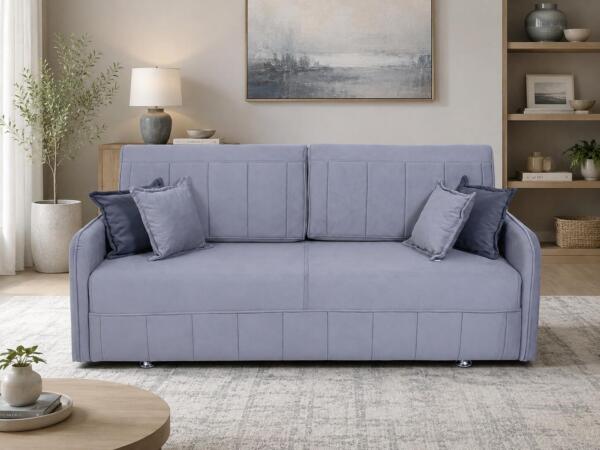 Canapea Extensibilă GOLDEN, 3 Locuri, Ladă Depozitare, Funcție Pat 148x190 cm, 210x100x94 cm, Design Modern, Confort Premium, Mobila Mega (copie)
