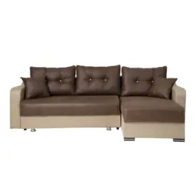 Colțar Extensibil ULTRA, Ladă Depozitare, Funcție Pat 150x220 cm, 252x152x75 cm, Arcuri Bonnell, Design Modern, Mobila Mega – Colțare – imagine 16