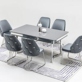 Set masă + 6 scaune Carmen – Mobilier Living