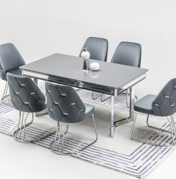 Set masă + 6 scaune Carmen – Mobilier Living