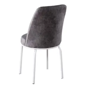 Set Masă Extensibilă SPRING GRI ALB MARO cu 6 Scaune, Masă Dining Extensibilă Modernă, Design Elegant, Mobilier Bucătărie și Living, Mobila Mega – Mese și Scaune – imagine 8