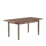 Set Masă Extensibilă SPRING Stejar Bej cu 6 Scaune, Masă Dining Extensibilă Modernă, Design Elegant, Mobilier Bucătărie și Living, Mobila Mega – Mese și Scaune – imagine 5