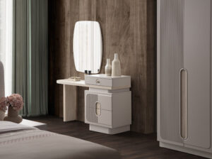 Dormitor AURA TZ, Set Dormitor Modern cu Dulap, Pat și Comodă, Design Elegant, Mobilier Dormitor Complet, Mobila Mega – Dormitoare – imagine 14