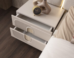 Dormitor AURA TZ, Set Dormitor Modern cu Dulap, Pat și Comodă, Design Elegant, Mobilier Dormitor Complet, Mobila Mega – Dormitoare – imagine 19