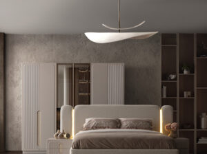 Dormitor AURA TZ, Set Dormitor Modern cu Dulap, Pat și Comodă, Design Elegant, Mobilier Dormitor Complet, Mobila Mega – Dormitoare – imagine 2