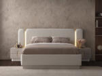 Dormitor AURA TZ, Set Dormitor Modern cu Dulap, Pat și Comodă, Design Elegant, Mobilier Dormitor Complet, Mobila Mega – Dormitoare – imagine 5