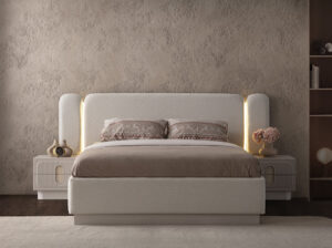 Dormitor AURA TZ, Set Dormitor Modern cu Dulap, Pat și Comodă, Design Elegant, Mobilier Dormitor Complet, Mobila Mega – Dormitoare – imagine 5