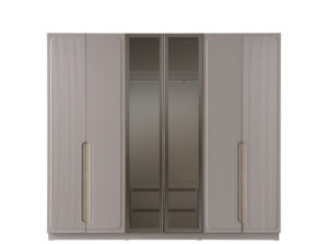 Dormitor AURA TZ, Set Dormitor Modern cu Dulap, Pat și Comodă, Design Elegant, Mobilier Dormitor Complet, Mobila Mega – Dormitoare – imagine 7