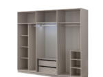 Dormitor AURA TZ, Set Dormitor Modern cu Dulap, Pat și Comodă, Design Elegant, Mobilier Dormitor Complet, Mobila Mega – Dormitoare – imagine 8