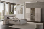 Dormitor LINE TZ, Set Dormitor Modern cu Dulap, Pat și Comodă, Design Elegant, Mobilier Dormitor Complet, Mobila Mega – Dormitoare