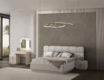 Dormitor LINE TZ, Set Dormitor Modern cu Dulap, Pat și Comodă, Design Elegant, Mobilier Dormitor Complet, Mobila Mega – Dormitoare – imagine 3