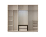 Dormitor LINE TZ, Set Dormitor Modern cu Dulap, Pat și Comodă, Design Elegant, Mobilier Dormitor Complet, Mobila Mega – Dormitoare – imagine 7
