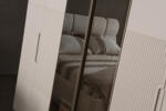 Dormitor LINE TZ, Set Dormitor Modern cu Dulap, Pat și Comodă, Design Elegant, Mobilier Dormitor Complet, Mobila Mega – Dormitoare – imagine 8