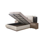 Dormitor LOTUS TZ, Set Dormitor Modern cu Dulap, Pat și Comodă, Design Elegant, Mobilier Dormitor Complet, Mobila Mega – Dormitoare – imagine 5