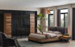 Dormitor OPTIMUS TZ, Set Dormitor Modern cu Dulap, Pat și Comodă, Design Elegant, Mobilier Dormitor Complet, Mobila Mega – Dormitoare