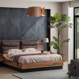 Dormitor OPTIMUS TZ, Set Dormitor Modern cu Dulap, Pat și Comodă, Design Elegant, Mobilier Dormitor Complet, Mobila Mega – Dormitoare – imagine 2
