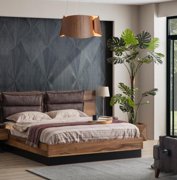 Dormitor OPTIMUS TZ, Set Dormitor Modern cu Dulap, Pat și Comodă, Design Elegant, Mobilier Dormitor Complet, Mobila Mega – Dormitoare – imagine 2