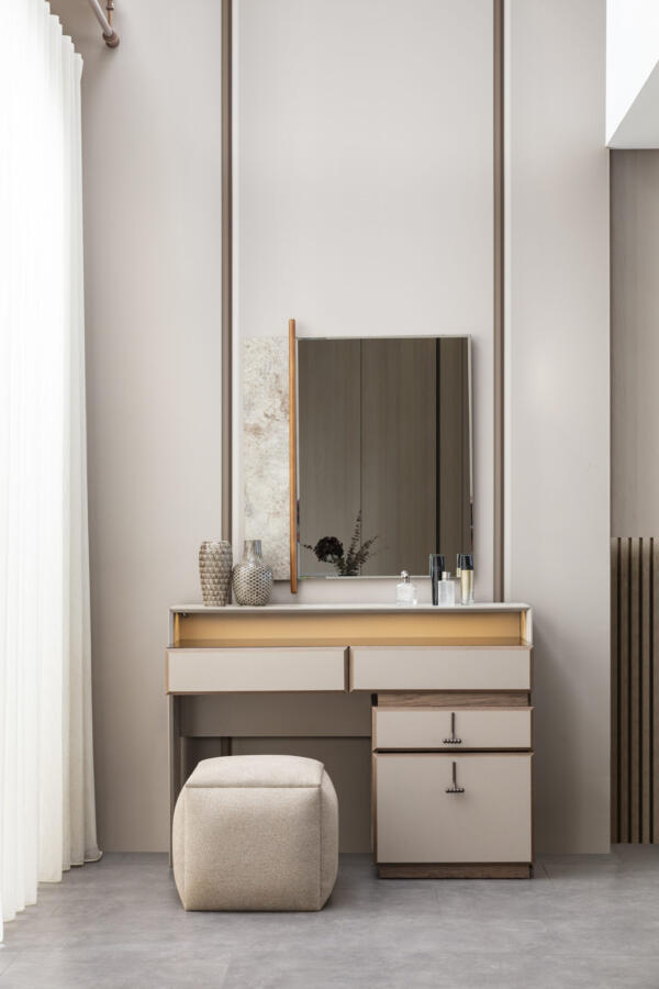 Dormitor ROLEX TZ, Set Dormitor Modern cu Dulap, Pat și Comodă, Design Luxury Contemporary, Mobilier Dormitor Complet, Mobila Mega – Dormitoare – imagine 10