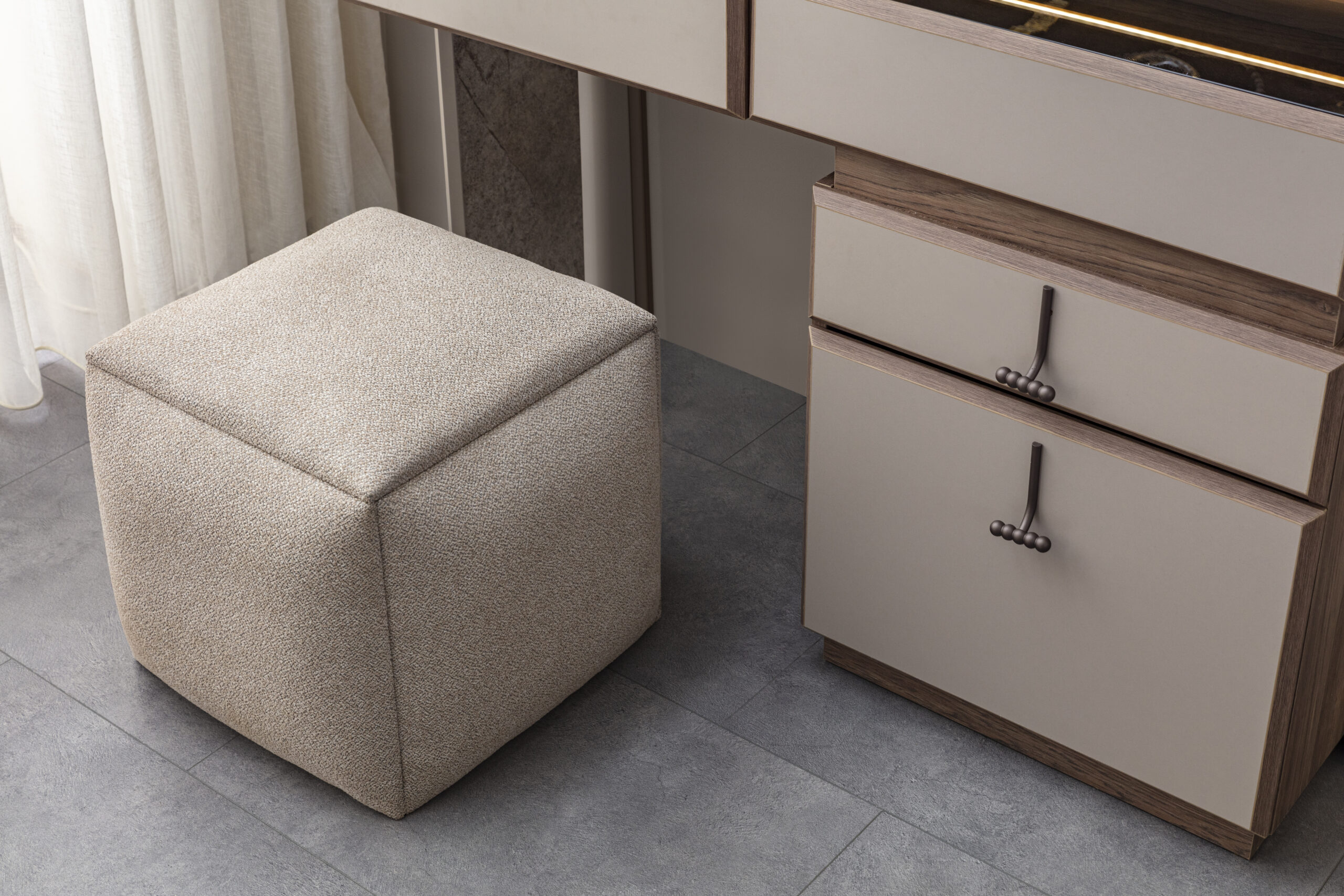 Dormitor ROLEX TZ, Set Dormitor Modern cu Dulap, Pat și Comodă, Design Luxury Contemporary, Mobilier Dormitor Complet, Mobila Mega – Dormitoare – imagine 11