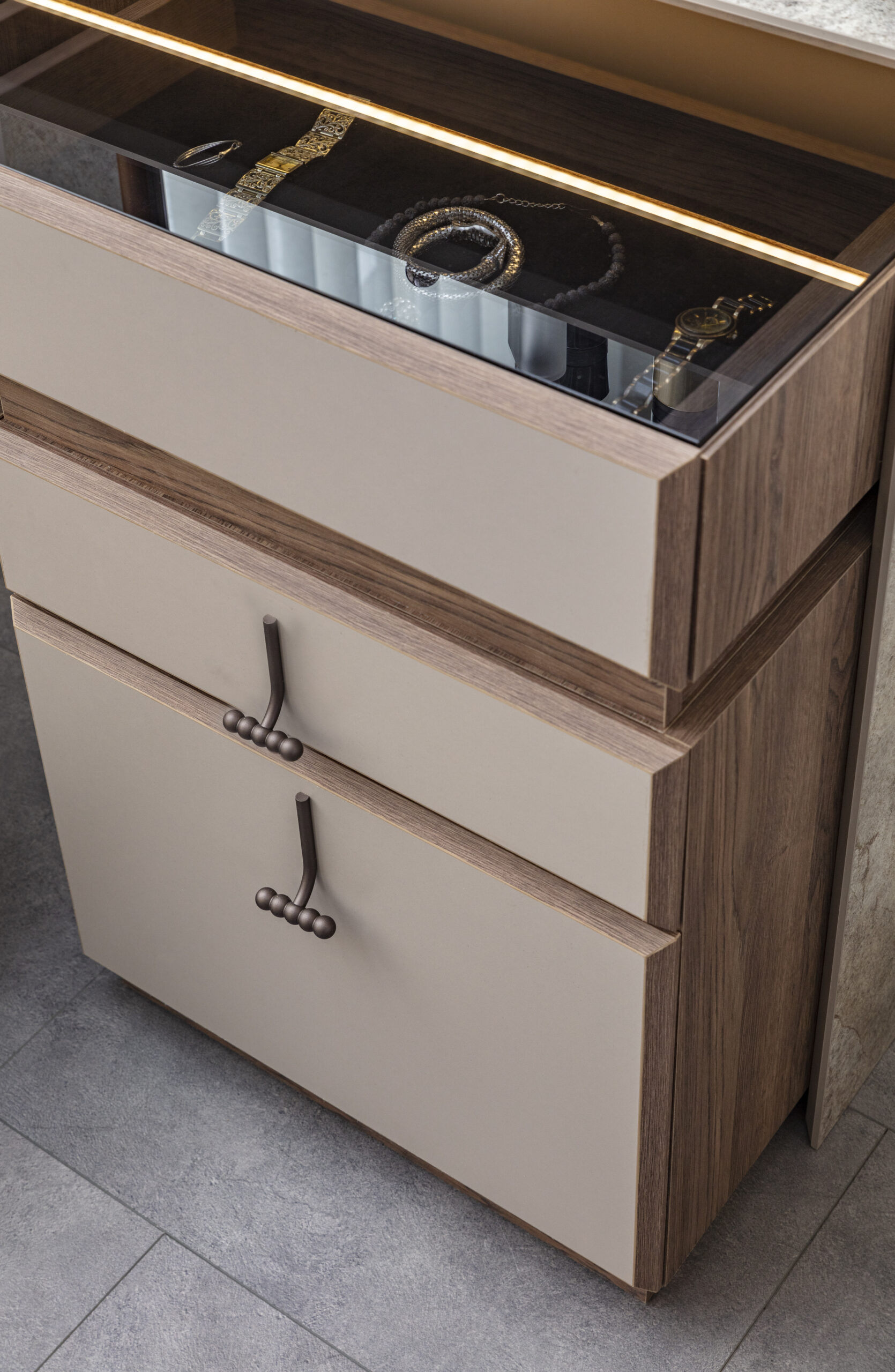 Dormitor ROLEX TZ, Set Dormitor Modern cu Dulap, Pat și Comodă, Design Luxury Contemporary, Mobilier Dormitor Complet, Mobila Mega – Dormitoare – imagine 15