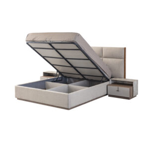 Dormitor ROLEX TZ, Set Dormitor Modern cu Dulap, Pat și Comodă, Design Luxury Contemporary, Mobilier Dormitor Complet, Mobila Mega – Dormitoare – imagine 4