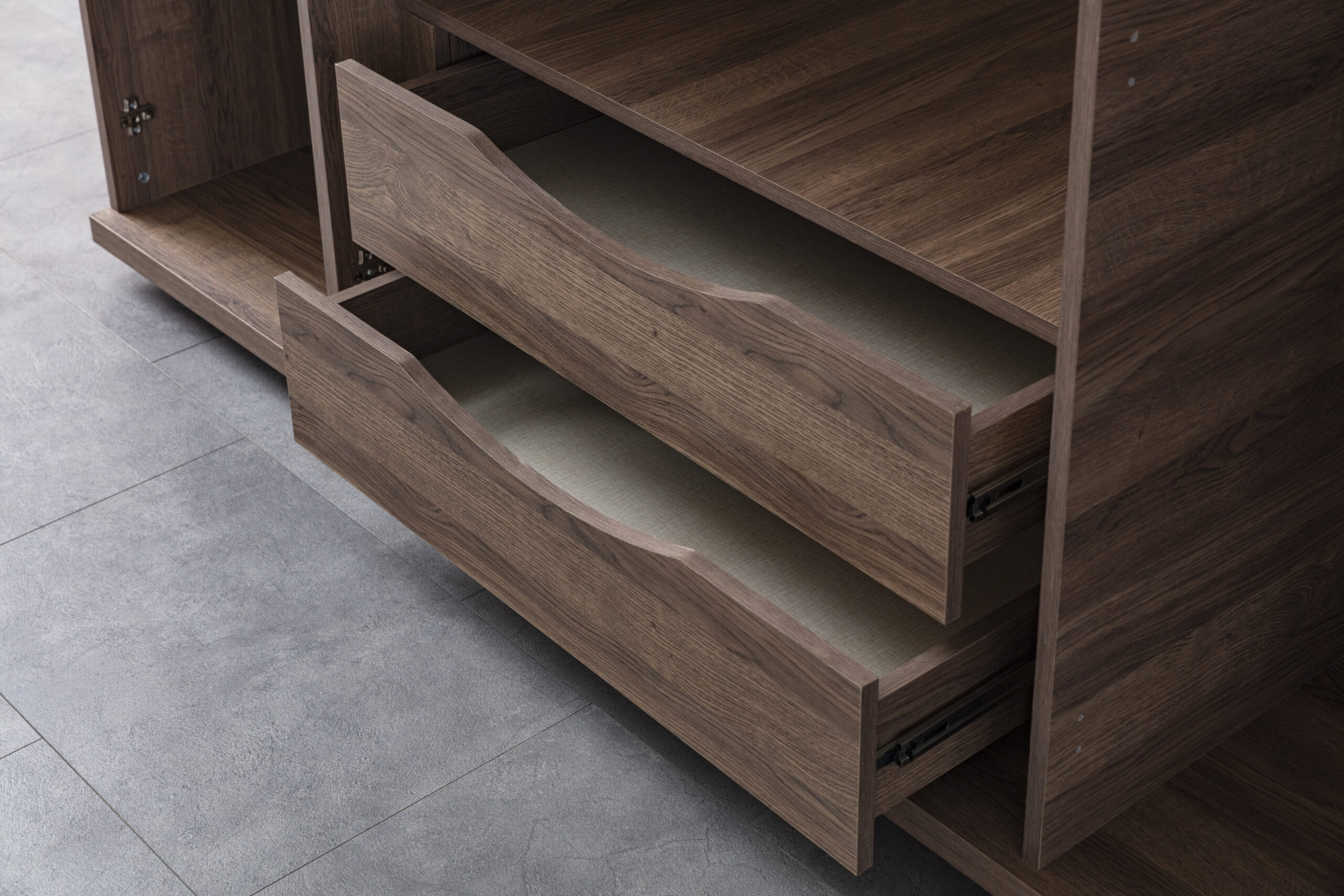 Dormitor ROLEX TZ, Set Dormitor Modern cu Dulap, Pat și Comodă, Design Luxury Contemporary, Mobilier Dormitor Complet, Mobila Mega – Dormitoare – imagine 9
