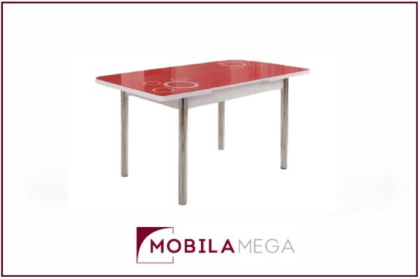 Masa extensibila Olimpia are dimensiuni de 80x130x78 cm și se extinde până la 80x165x78 cm. Design modern, elegant și practic pentru dining. Mobila Mega
