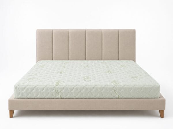 Saltea Aloe Vera Wellness Sleep, spumă poliuretanică, H19cm, husă detașabilă, tratament antibacterian, reversibilă, rulată și vidată. Mobila Mega