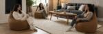 Fotoliu Puf Para, Maro confortabil și modern, ideal pentru living, dormitor, camera adolescentului, lectură, relaxare sau gaming. Mobila Mega – Fotolii – imagine 5