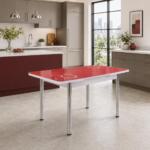Masa extensibila Olimpia are dimensiuni de 80x130x78 cm și se extinde până la 80x165x78 cm. Design modern, elegant și practic pentru dining. Mobila Mega – Mese și Scaune – imagine 4