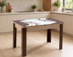 Masă extensibilă Viva Maro, cu dimensiuni de 80x130x78 cm și lungime extinsă de 165 cm. Design elegant și practic pentru bucătărie sau living. Mobila Mega – Mese și Scaune – imagine 2