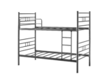 Pat supraetajat Gri 90x200 din metal vopsit electrostatic, potrivit pentru saltele 90x200 cm. Poate fi folosit supraetajat sau separat. Mobila Mega – Paturi – imagine 6