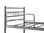 Pat supraetajat Gri 90x200 din metal vopsit electrostatic, potrivit pentru saltele 90x200 cm. Poate fi folosit supraetajat sau separat. Mobila Mega – Paturi – imagine 8