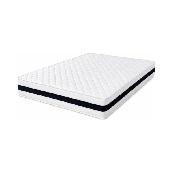 Saltea Molina, inaltime 22 cm, cu spumă poliuretanică și arcuri Bonell, husă detașabilă, tratament antibacterian și antialergenic, fermitate medie. Mobila Mega – Saltele Pat