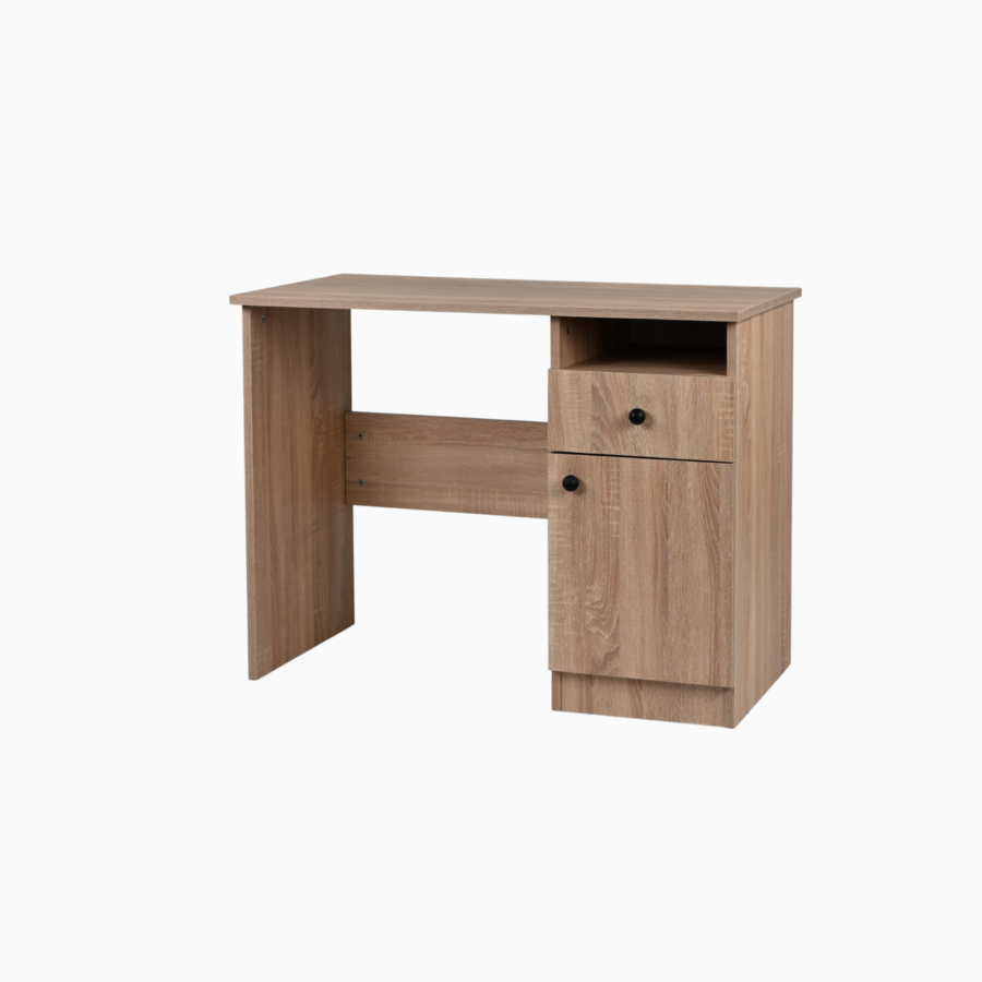 Birou Economic 100x50x75 cm, PAL melaminat, spatii depozitare. Mobila Mega