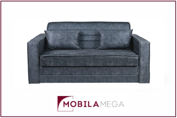 Canapea Extensibilă LONDON, 176x113x90 cm, Ladă Depozitare, Funcție Pat 145x195 cm, Confort Premium. Mobila Mega
