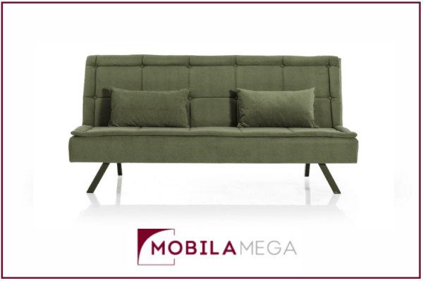 Canapea extensibilă PORTO PLUS – 185x89x90 cm, extensibilă, cu spumă poliuretanica. Mobila Mega